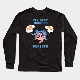 My Best Buddies Forever for Dog Lovers Long Sleeve T-Shirt